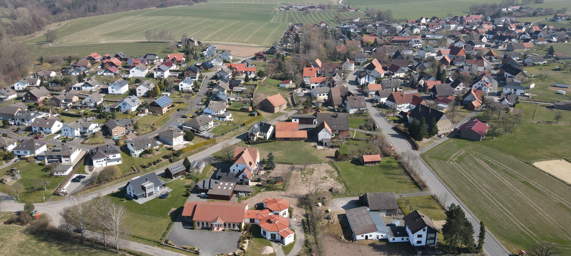 Luftaufnahme von Sabbenhausen, © Harald Sanderschäfer